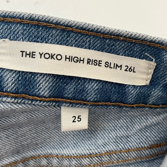 Denim forum Yoko high rise slim jeans - size 25 - Picture 5 of 11